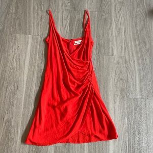 Urban Outfitters Coastline Gauze Ruched Mini Dress